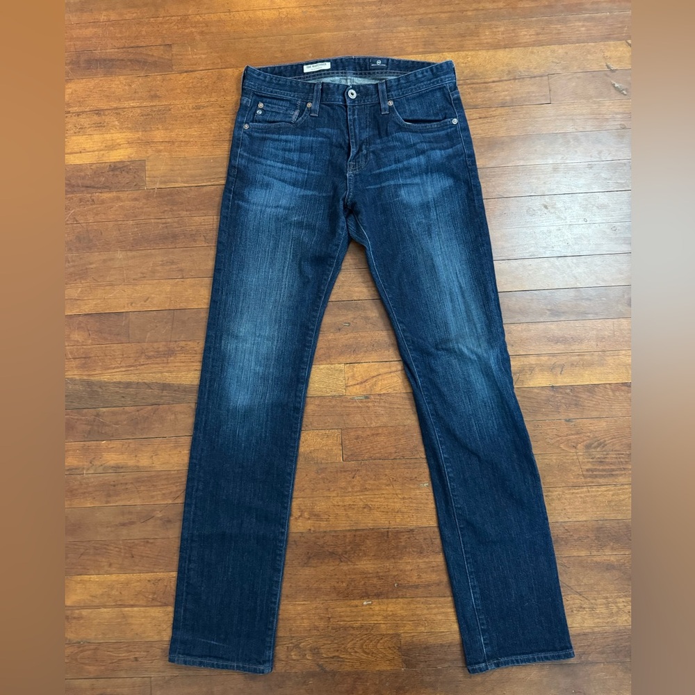 Adriano Goldschmied AG Men’s The Matchbox Slim Straight Jeans Size 30 x 34 EUC